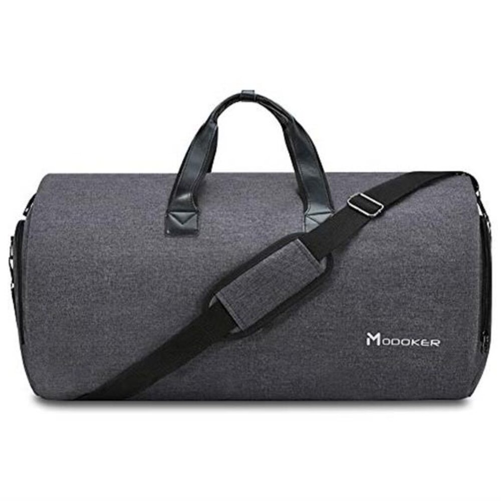 Convertible Garment Bag with Shoulder Strap, Modoker Carry on Garment Duffel Bag